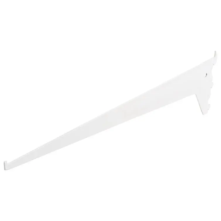 F-systeem plankendrager enkel RAL9003 wit 50cm